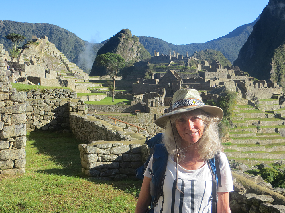 Gayle at Machu Picchu